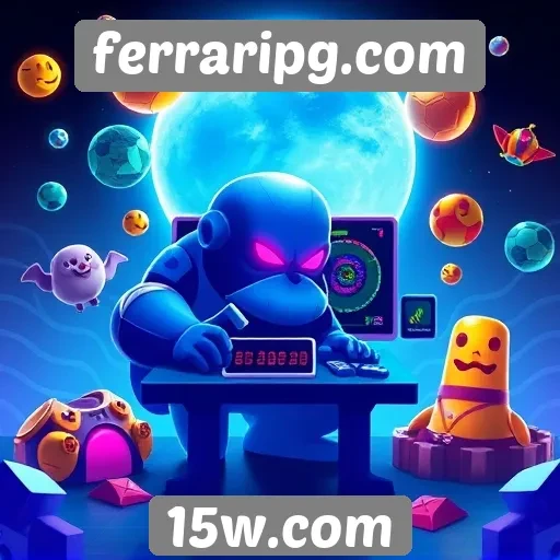 Inovações gráficas no site de jogos ferraripg.com